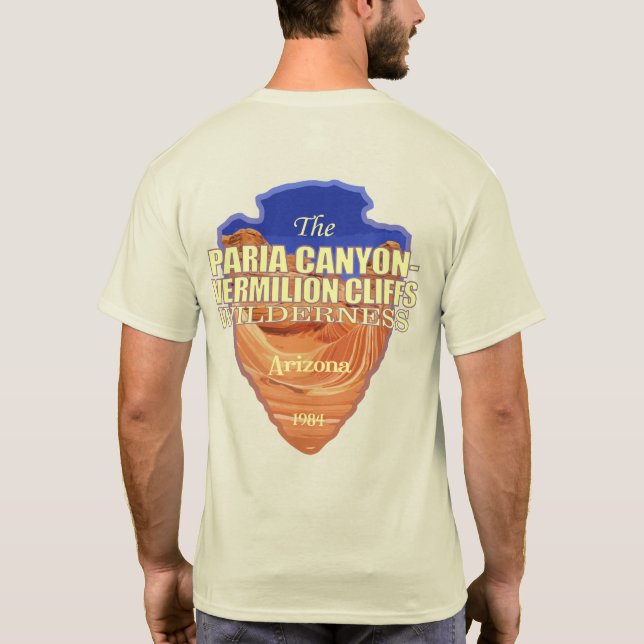 Camiseta Paria Canyon - Clipes Vermilion (Ponta de Seta) (Verso)