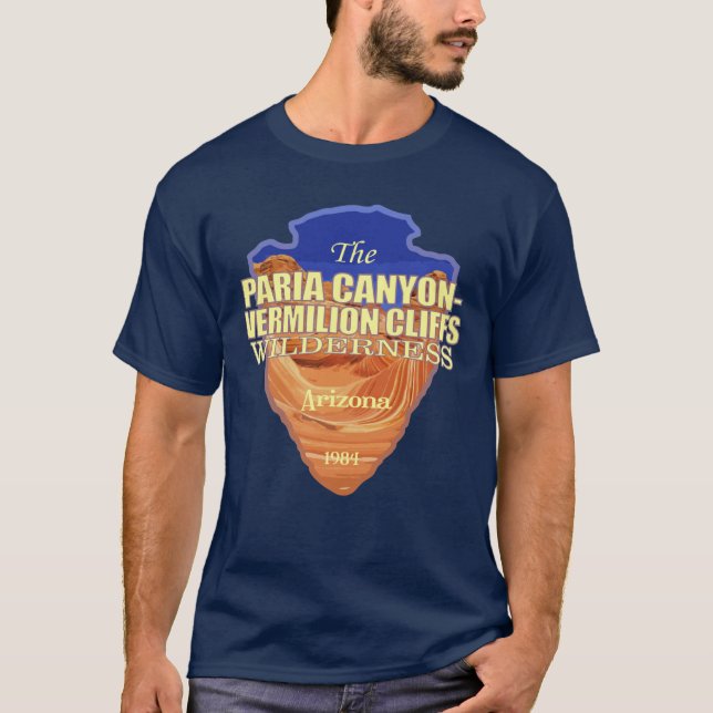 Camiseta Paria Canyon - Clipes Vermilion (Ponta de Seta) (Frente)