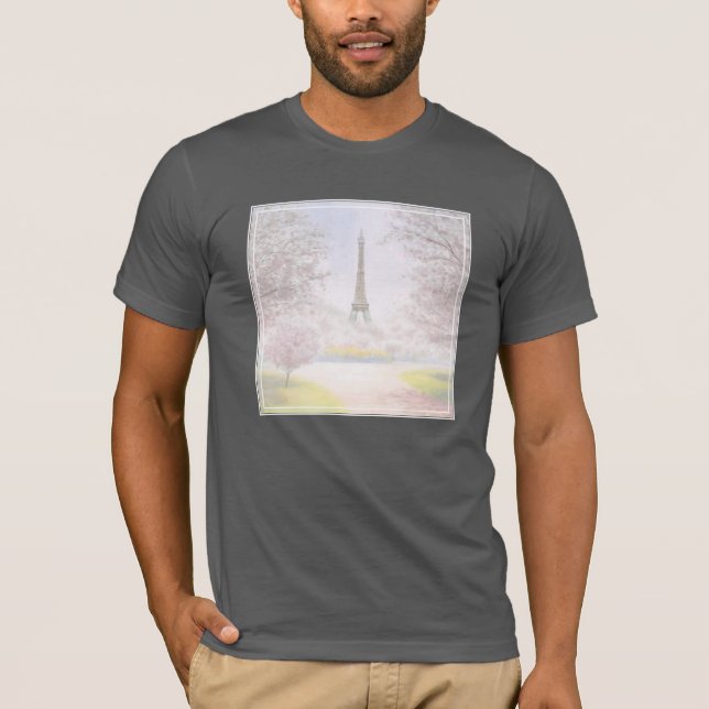 Camiseta Paris bonito nos Pastels (Frente)