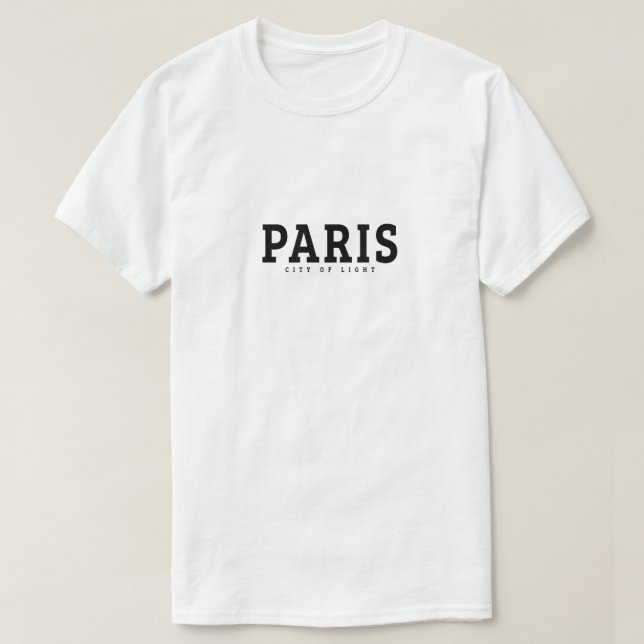 Camiseta Paris - Cidade da Luz (Frente do Design)