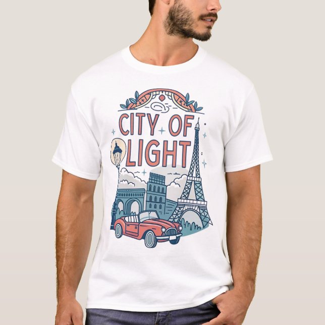CAMISETA PARIS, CIDADE DA LUZ (Frente)