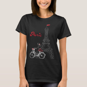 Camiseta Paris, cidade de amor, Torre Eiffel Europa