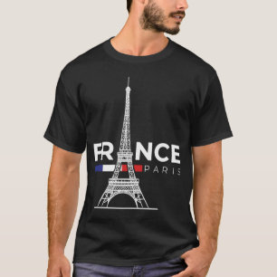 Camiseta Paris, cidade de amor, Torre Eiffel Europa