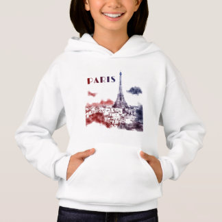 Camiseta Paris City Skyline Eifel Tower Viagem França