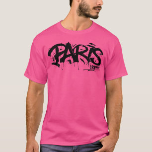 Camiseta Paris City Street Art Handstyle France Hi