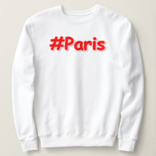 Camiseta "#Paris" Design. Comprar Agora