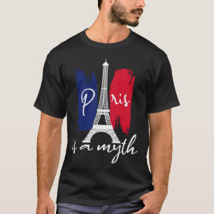 Camiseta Paris É Um Mito Parisiense Para Mulheres Paris Mul