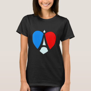 Camiseta Paris Eiffel Tower França Amor Francês Notre Dame