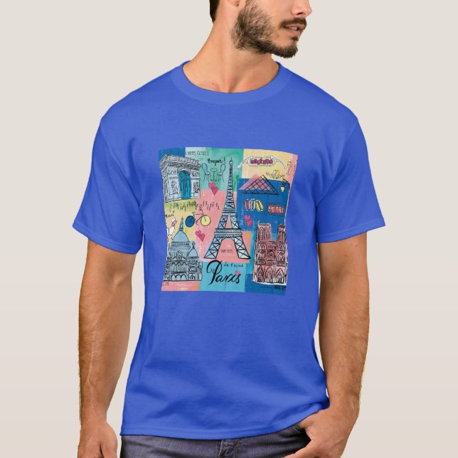 Camiseta  Paris, França (Frente)