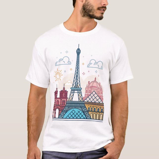 CAMISETA PARIS, FRANÇA (Frente)