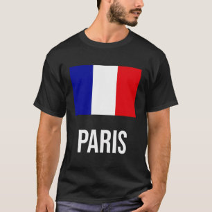 Camiseta Paris (França) Bandeira Cidade Vacina Raízes Franç