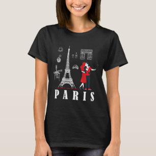 Camiseta Paris França Cidade do Amor Torre Eiffel Europa 1