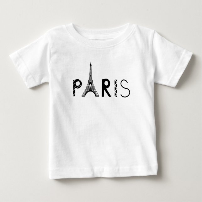 Camiseta Paris, França | Torre Eiffel (Frente)