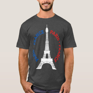 Camiseta Paris França Torre Eiffel Bandeira Francesa Souve