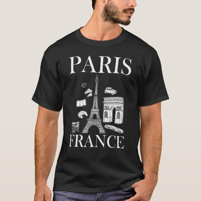 Camiseta Paris França Torre Eiffel Bela Paris (Frente)
