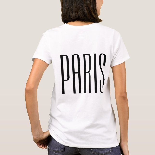 Camiseta Paris France (Verso)