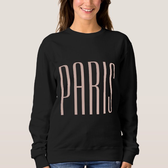 Camiseta Paris France sweater pastel (Frente)