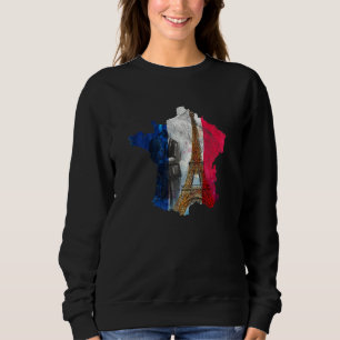 Camiseta Paris francesa Torre Eiffel Marselha Bonjour Men