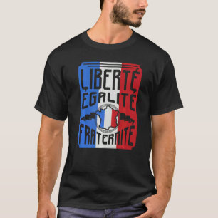 Camiseta Paris francesa Torre Eiffel Marselha Bonjour Men