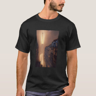 Camiseta Paris Gothic City Dark Academia Gótico Fantasy