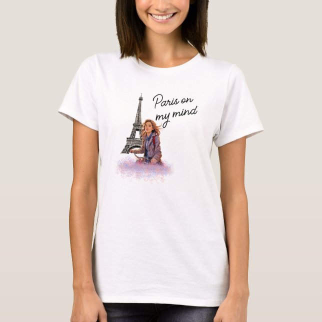 Camiseta Paris na minha mente (Frente)