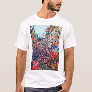 Camiseta Paris no Dia Nacional, Claude Monet
