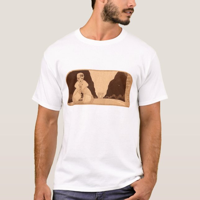 Camiseta Paris no espelho de Rearview (Frente)