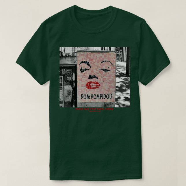 Camiseta Paris Pom Pompidou (Frente do Design)