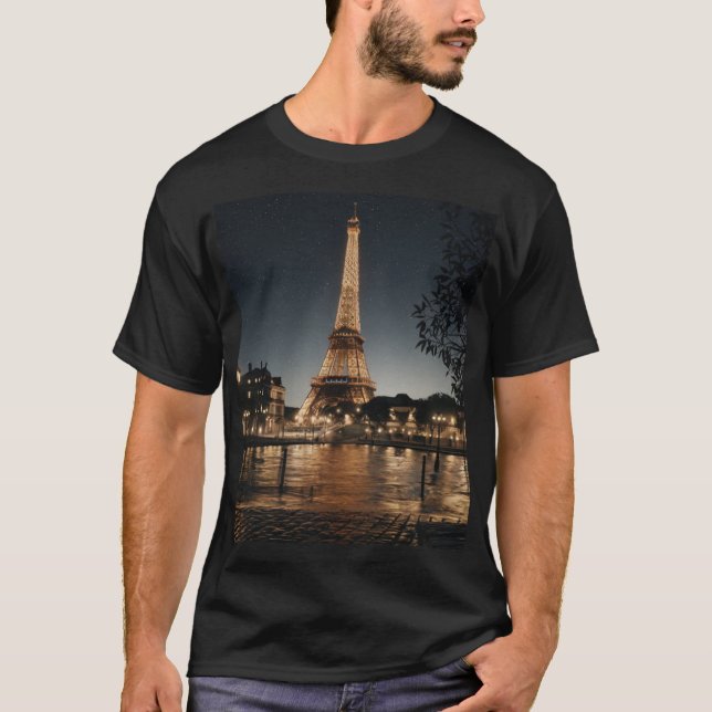 Camiseta Paris Por Noite (Frente)