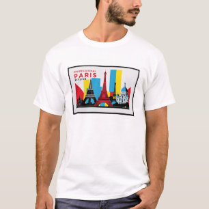 Camiseta Paris Skyline 2