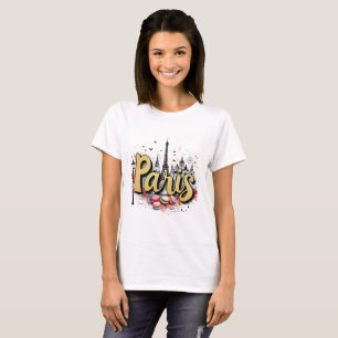 Camiseta Paris Skyline - Design Elegante e Moderno