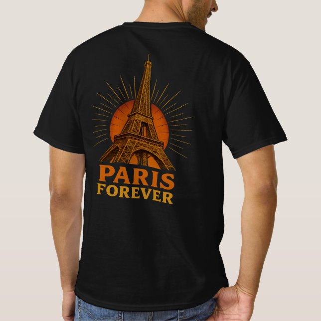 Camiseta Paris – Torre Eiffel (Verso)