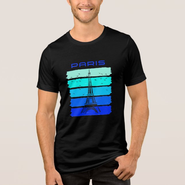 Camiseta Paris, Torre Eiffel (Frente)