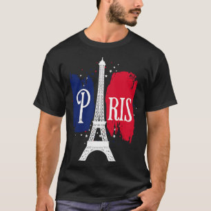 Camiseta Paris, Torre Eiffel Francesa, Torre Europeia, Pari