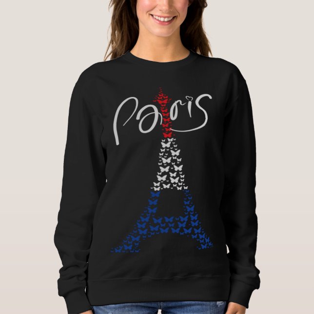 Camiseta Paris Vacation French Souvenir I Love Paris Eiffel (Frente)