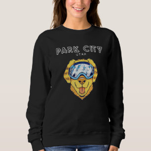 Camiseta Park City Norte Utah - Óculos de Esqui de Cachorro