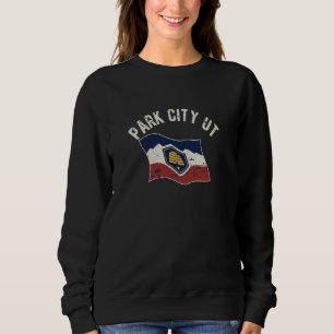 Camiseta Park City Utah Ativando Sinalizador UT Estilo de D