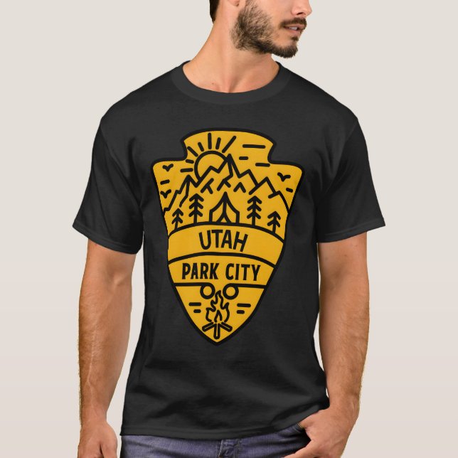 Camiseta Park City Utah � Espírito de Aventura (Frente)