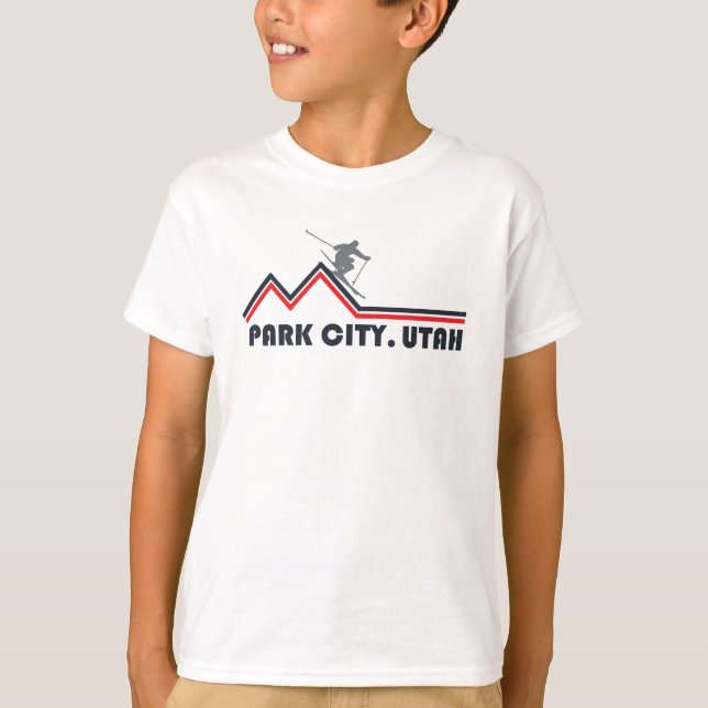Camiseta Park City Utah — estância de esqui (Frente)