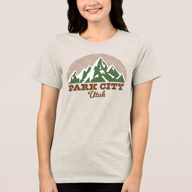 Camiseta Park City Utah Mountain (Frente)