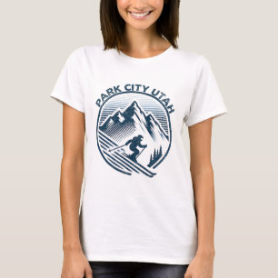 Camiseta Park City Utah Ski Resort Winter ski