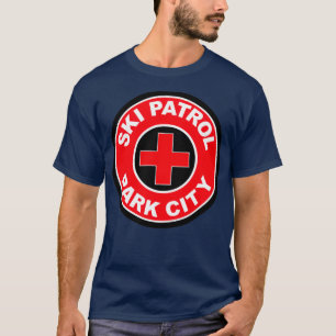 Camiseta PARK CITY UTAH Skiing Ski Patrol Mountain Art