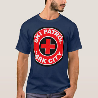 Camiseta PARK CITY UTAH Skiing Ski Patrol Mountain Art