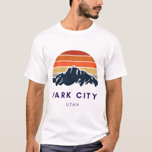 Camiseta Park City Utah Skiing Snowboard Hikers Utah Gif