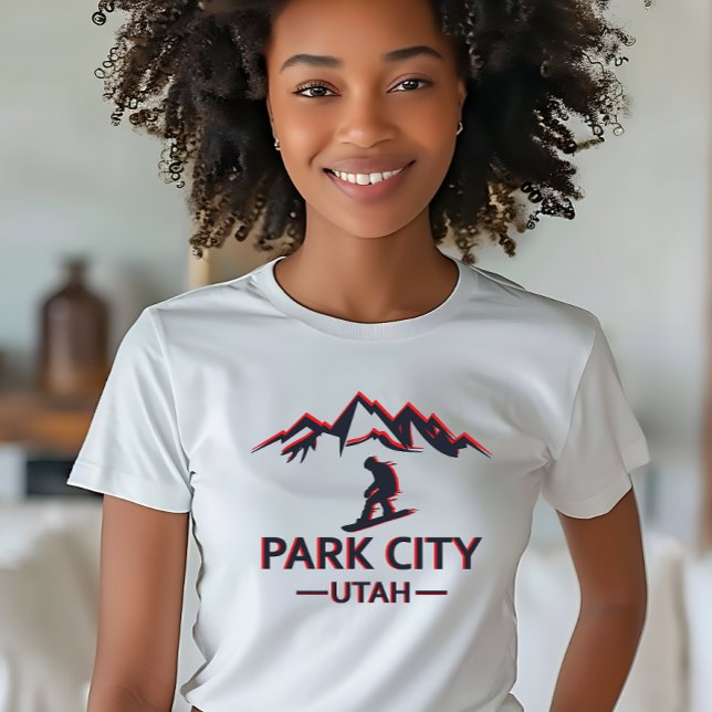 Camiseta Park City Utah snowboard (Criador carregado)
