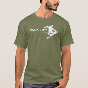 Camiseta Park City Utah Snowboarder