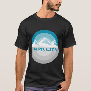 Camiseta Park City Utah Vintage Retro Snowboard Skiing T