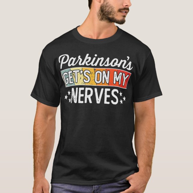 Camiseta Parkinsons fica em minha citação engraçada (Frente)