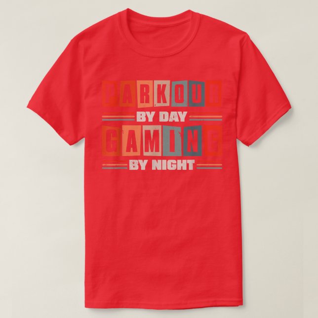 Camiseta Parkour By Day Gaming By Night221 (Frente do Design)