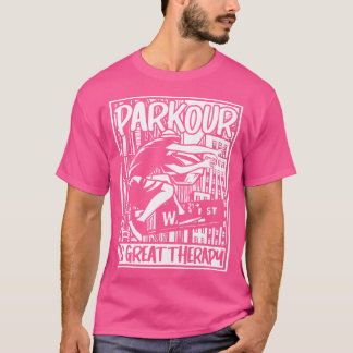 Camiseta Parkour É Ótima Parede De Treinamento De Terapia C